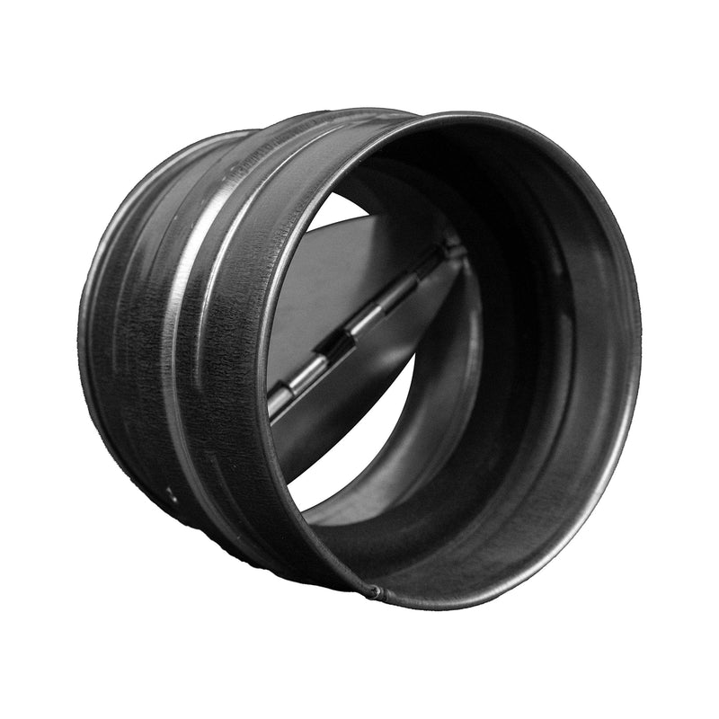 - 4" Inch Backdraft Damper for Straight or Flex Duct. Bathroom Exhaust Fan. Kitchen Hood Exhaust Fan and Different Dryer Fan Backflow Preventer. Steel Damper with Aluminum Valve Flaps (4")