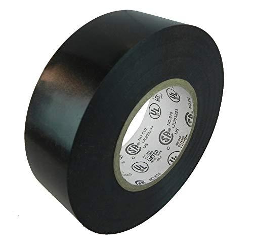 Electrical Tape 3/4" x 60' Pack of 2 ROLL, Black, Non Flame Retardant