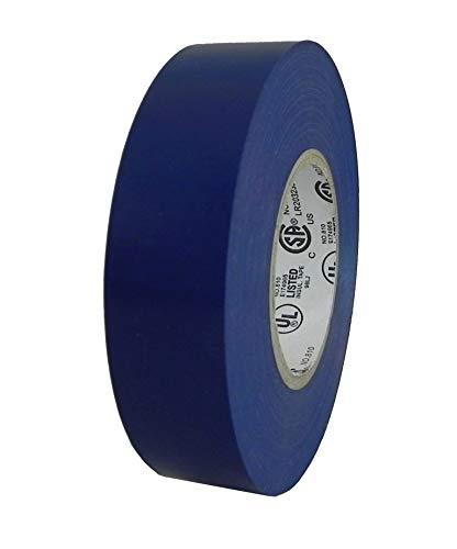 Electrical Tape 3/4" x 60' Pack of 2 ROLL, Blue, Non Flame Retardant