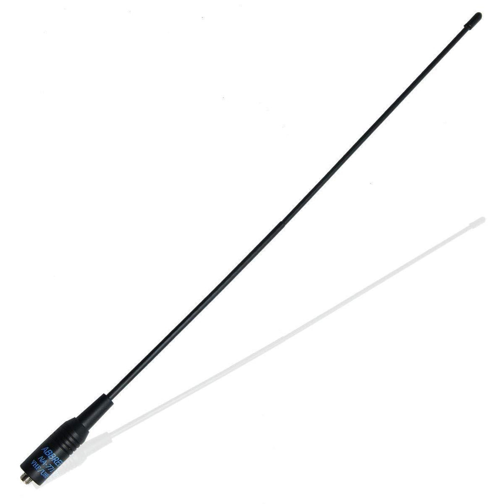 ABBREE NA-771 14.96Inch SMA-Female Dual Band VHF/UHF High Gain Soft Whip Antenna for Baofeng UV-5R BF-F8HP BF-888S Kenwood TYT Two Way Radio Handheld Antenna NA-771 14.96â€œ VHF/UHF