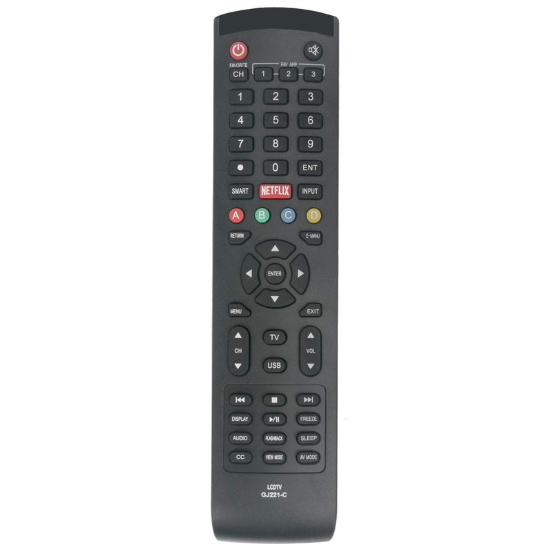 GJ221-C Remote Control Replacement for Sharp TV LC-40LE550 LC-40LE550U LC-40LE653 LC-40LE653U