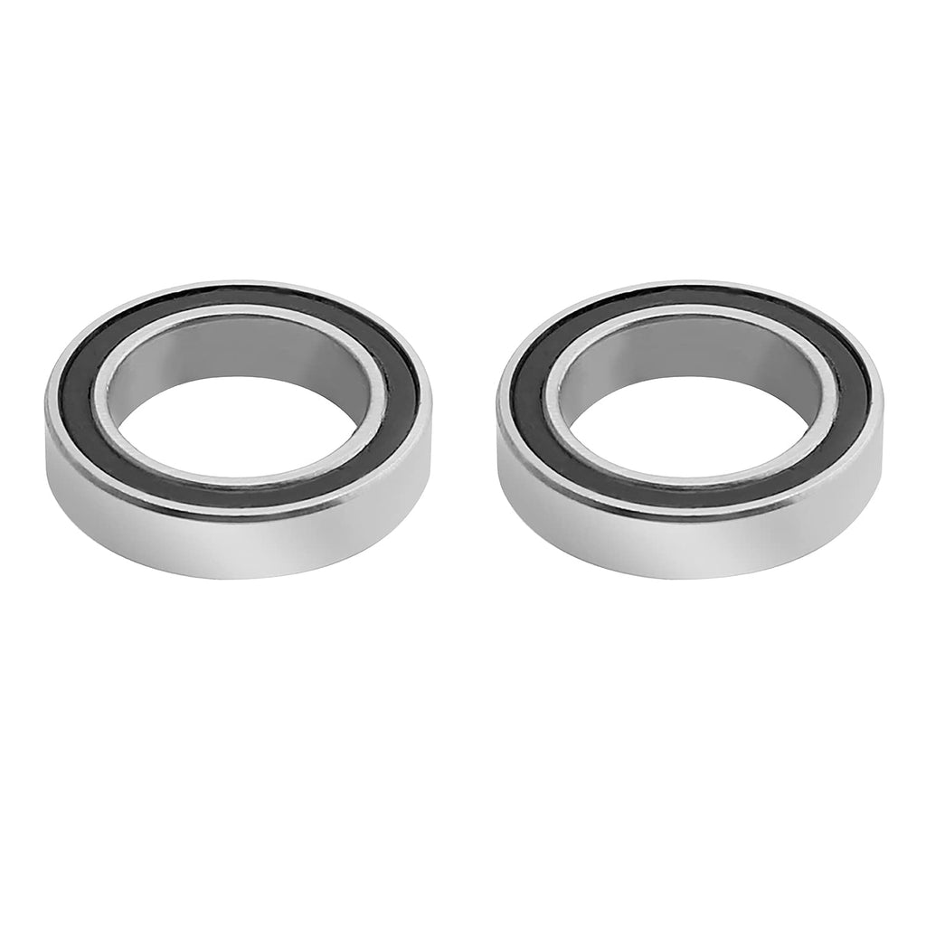 Bettomshin 2Pcs 6701-2RS Deep Groove Ball Bearing, 12x18x4mm Double Sealed GCr15 P0 Z1 Deep Groove Rolling Bearings 2