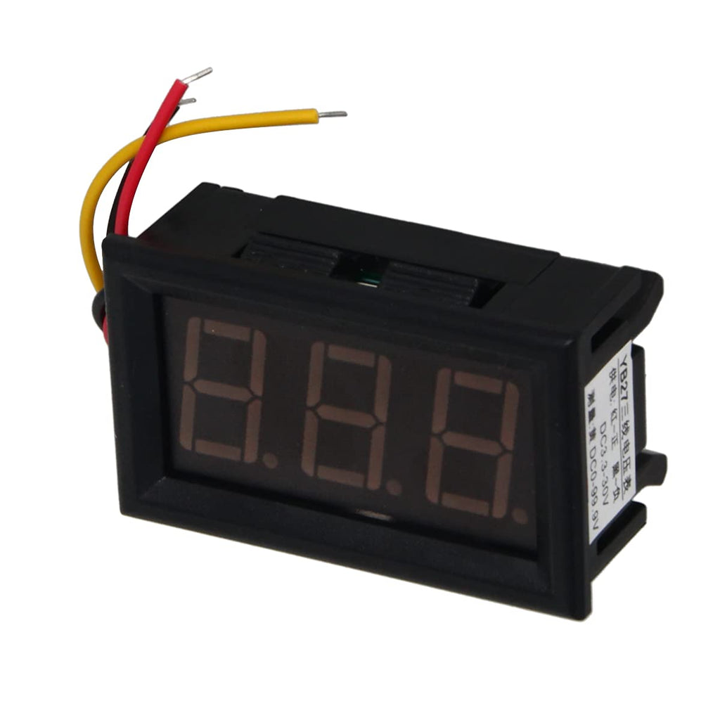 Fielect YB27 DC100V 3 1/2 Digit Red LED Digital Volt Voltmeter Panel Meter DC Voltmeter