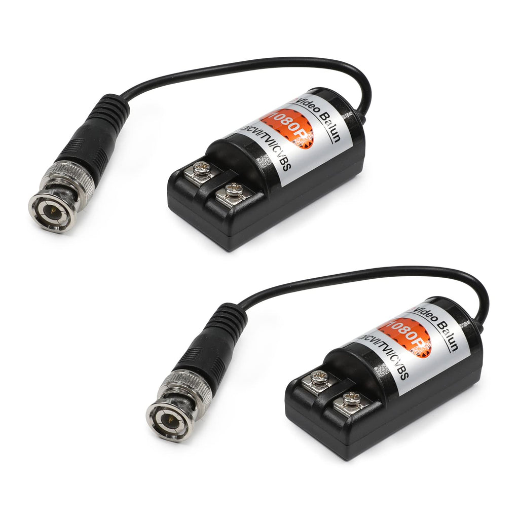 Fielect Video Transmitter Passive Video Transceiver Transmitter HD-CVI/TVI/AHD for Surveillance Camera System LLT-201HD 2Pcs