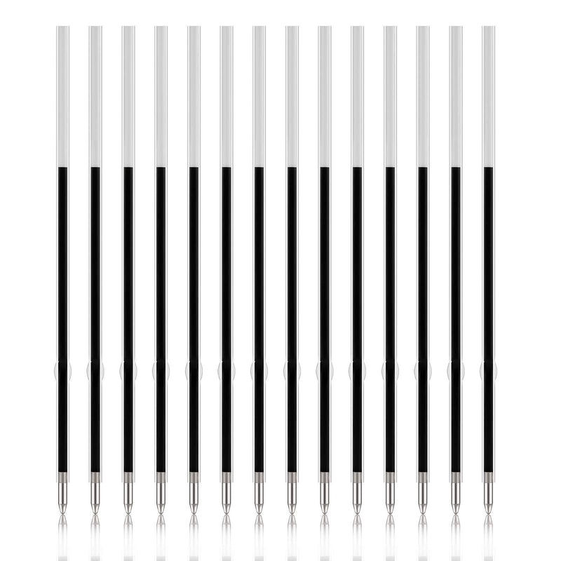 KINBOM 100pcs Replaceable Ballpoint Pen Refills 0.7mm Medium Point for Gel Ink Refill Smooth Writing for Retractable Ballpoint Pen (Black)