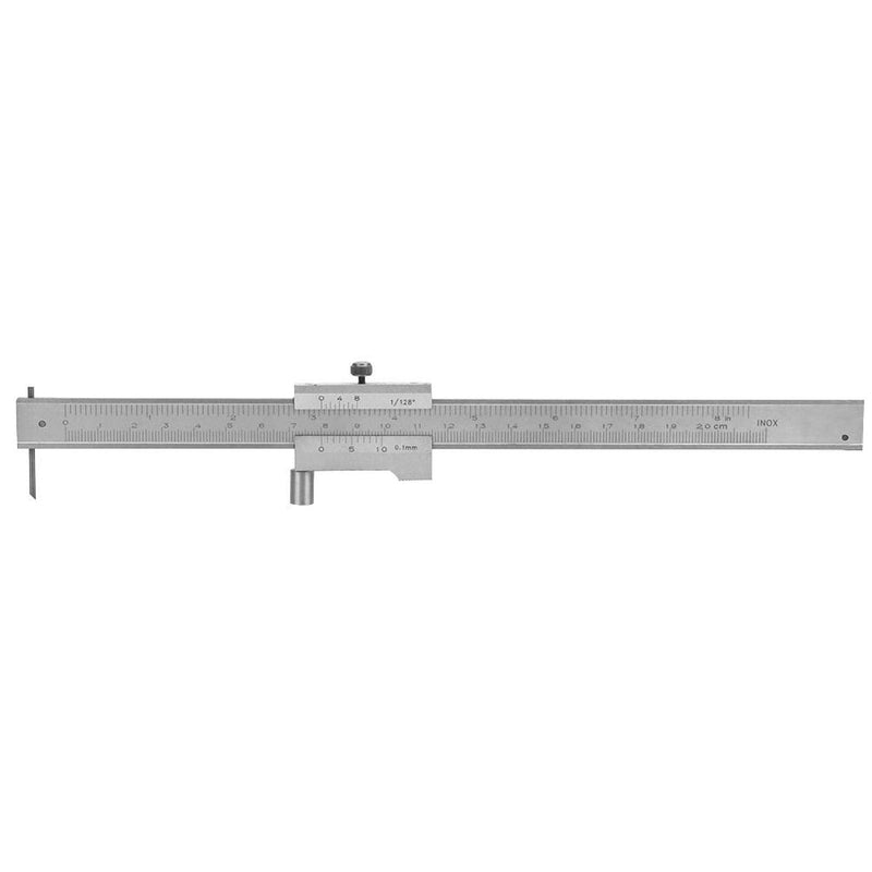 Vernier Caliper Parallel Marking Gauge Stainless Steel Measuring Tool for Measurement and Scribing of Machining 0-200MM(0-200MM)