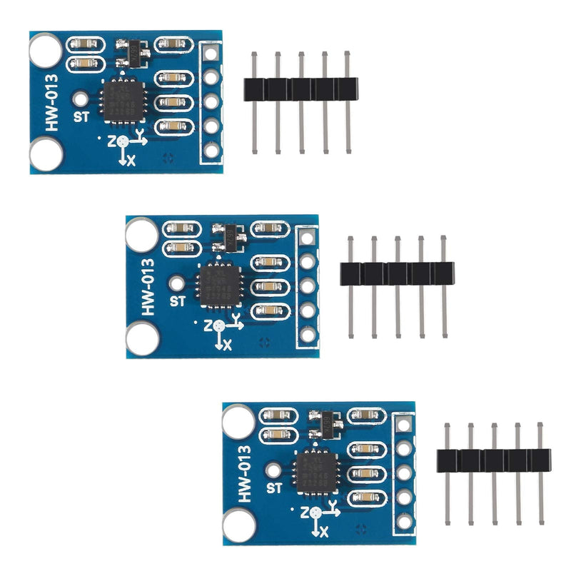 AITRIP 3PCS ADXL335 3-Axis Accelerometer Angular Transducer Sensor GY-61 Module Analog Output 3-5V