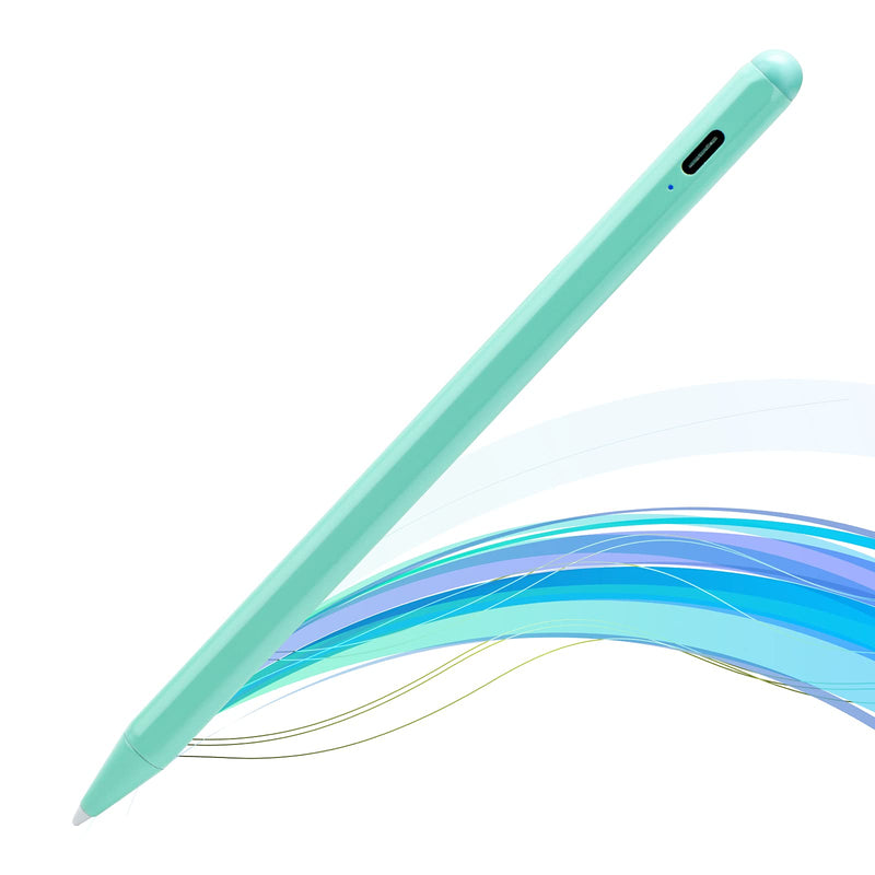 iPad Pro 11 Inch Pencil with 1.5mm Fine Tip Pen Compatible with Apple iPad 11 Pro Pencil,Type C Charge Magnetic to iPad Pro 11 Palm Rejection Drawing Stylus Pen,Green