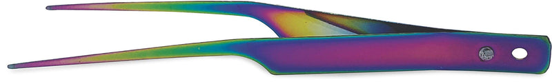 DR Instruments Entomology Forceps Precision Points for a Delicate Entomology Work. Flexible Stainless-Steel - Bendable (Rainbow Titanium) Rainbow Titanium