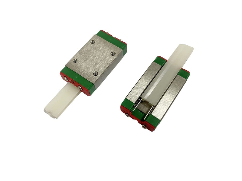 Mssoomm 2Pcs MGN7-H Type Linear Slider Carriage Block for Miniature Linear Sliding Guideway Rail MGN7 MR7 2 Blocks 1- MGN7 2-H Type Block