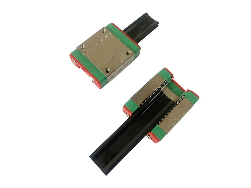 Mssoomm 2Pcs MGN15-C Type Linear Slider Carriage Block for Miniature Linear Sliding Guideway Rail MGN15 MR15 2 Blocks 1- MGN15 2-C Type Block