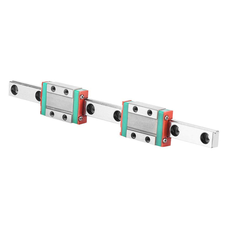 Linear Motion Rail, Bearing Steel 150mm Linear Slide Rail with 2pcs MGN9B Rail Block, MGN9B for Industry Automatic Equipment