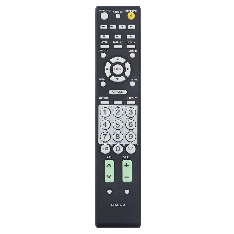 RC-682M RC682M Replace Remote Control fit for Onkyo AV Receiver Amplifier TX-SA605 TX-SA8560 TX-SR605 TXSR605S TX-SR605B SR605S TX-SR605S RC-681M RC681M