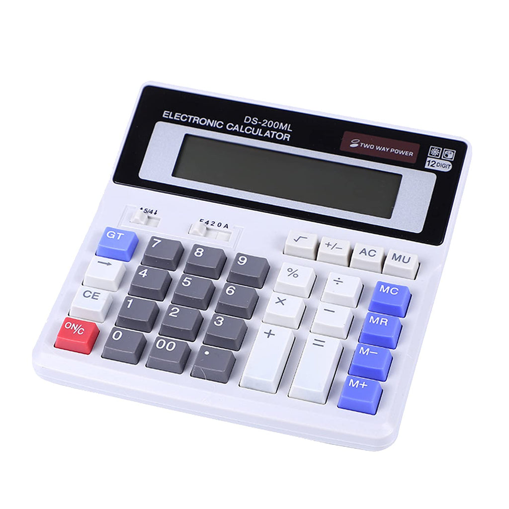 SKYXINGMAI Desktop Calculator 12 Digit with Large LCD Display，Handheld for Daily and Basic Office or Study