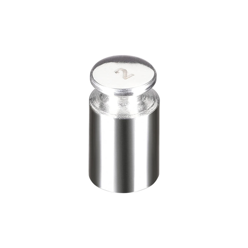 uxcell Gram Calibration Weight 2g F1 Precision Stainless Steel for Digital Balance Scales