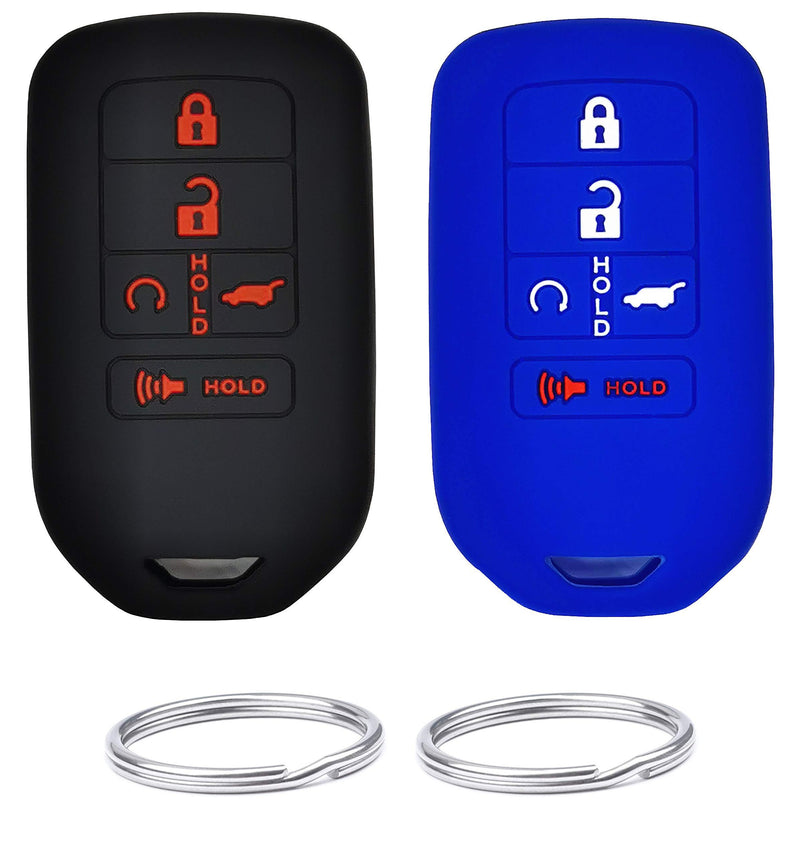 REPROTECTING Silicone Rubber Key Fob Cover Compatible with 2015-2021 Honda Accord CR-V Civic Insight Passport Pilot ACJ932HK1310A KR5V2X A2C92005700 A2C81642600 216J-HK1310A HK1310A