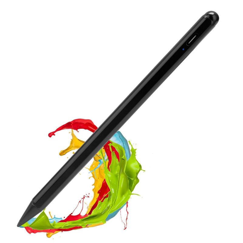 2021 iPad Pro 11 Inch Stylus Pencil 2nd Generation,,Palm Rejection and Magnetic with 1.2 mm Replaceable POM Tip Active Stylus Pen for Apple iPad Pro 11 Inch 3rd Gen Pencil,Black Black