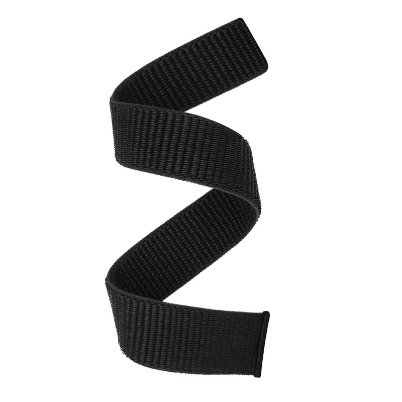 Abanen Hook and Loop Quick Dry Watch Band for Fenix 6/ Fenix 5/ Fenix 7/EPIX 2, 22mm Woven Nylon Ultralight Sport Wristband Strap for Garmin Fenix 6 Pro/Sapphire,Instinct,Fenix 5 Plus Black