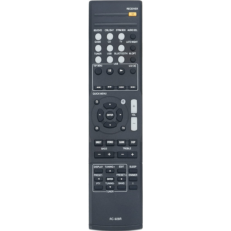 RC-928R Replacement Remote Control fit for Onkyo AV Receiver HT-S3800 HT-S3900 HTP-395 HT-R395 HT-R397 TX-SR353 TX-SR373 TX-SR383