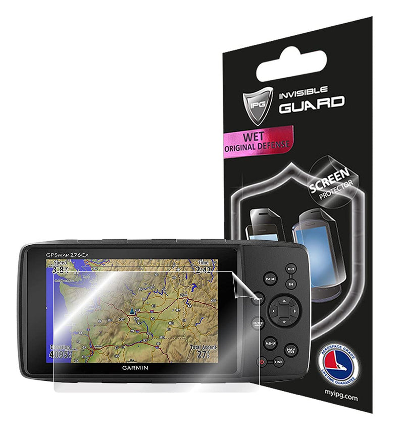 IPG For Garmin GPSMAP 276Cx GPS Navigator Screen Protector Invisible Ultra HD Clear Film Anti Scratch Skin Guard - Smooth/Self-Healing/Bubble -Free for 276Cx