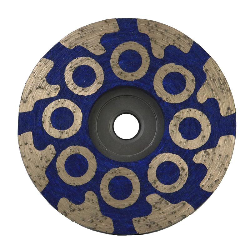 Mostartools 4 Inch Diamond Resin Filled Cup Wheel Grinding Wheel for Granite,Concrete and Tile with 5/8"-11 Thread (Coarse) Coarse