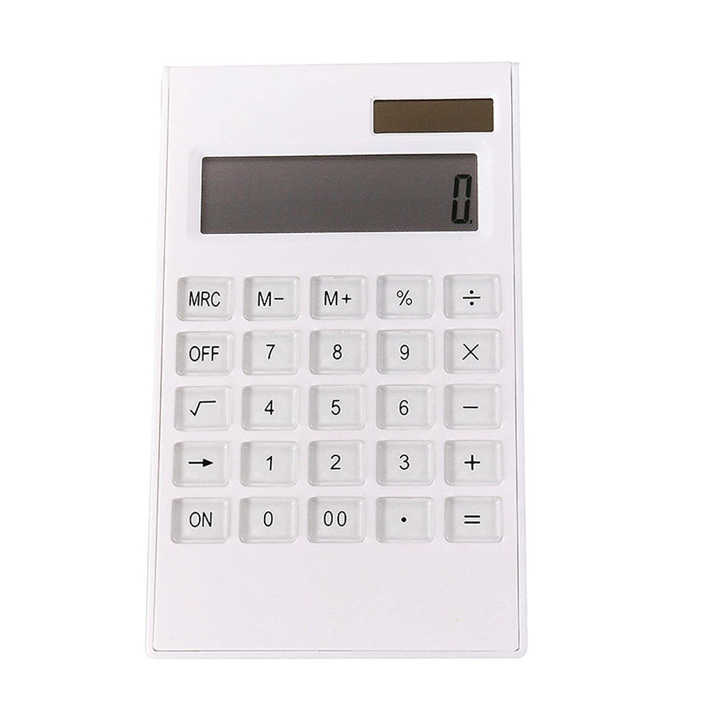 MIEDEON calculators for Students Standard Function Desktop Calculator,White,12 Digit Dual Power Solar Calculator Simple Office calculators (Color : White)