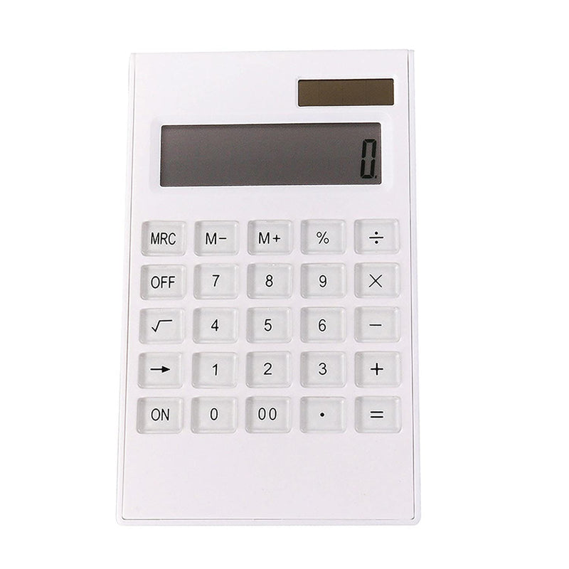 MIEDEON calculators for Students Standard Function Desktop Calculator,White,12 Digit Dual Power Solar Calculator Simple Office calculators (Color : White)