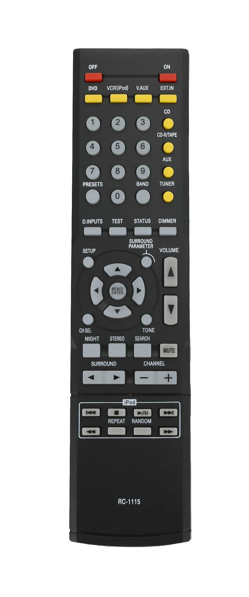 RC-1115 Replacement Remote Control fit for Denon AV Receiver AVR-1610 AVR-1705 AVR-1804 AVR-2105