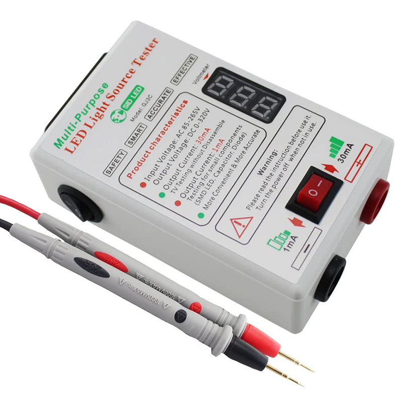 YEKMLCO Multipurpose LED TV Backlight Tester for All LED Lights Repair Output 0-320V