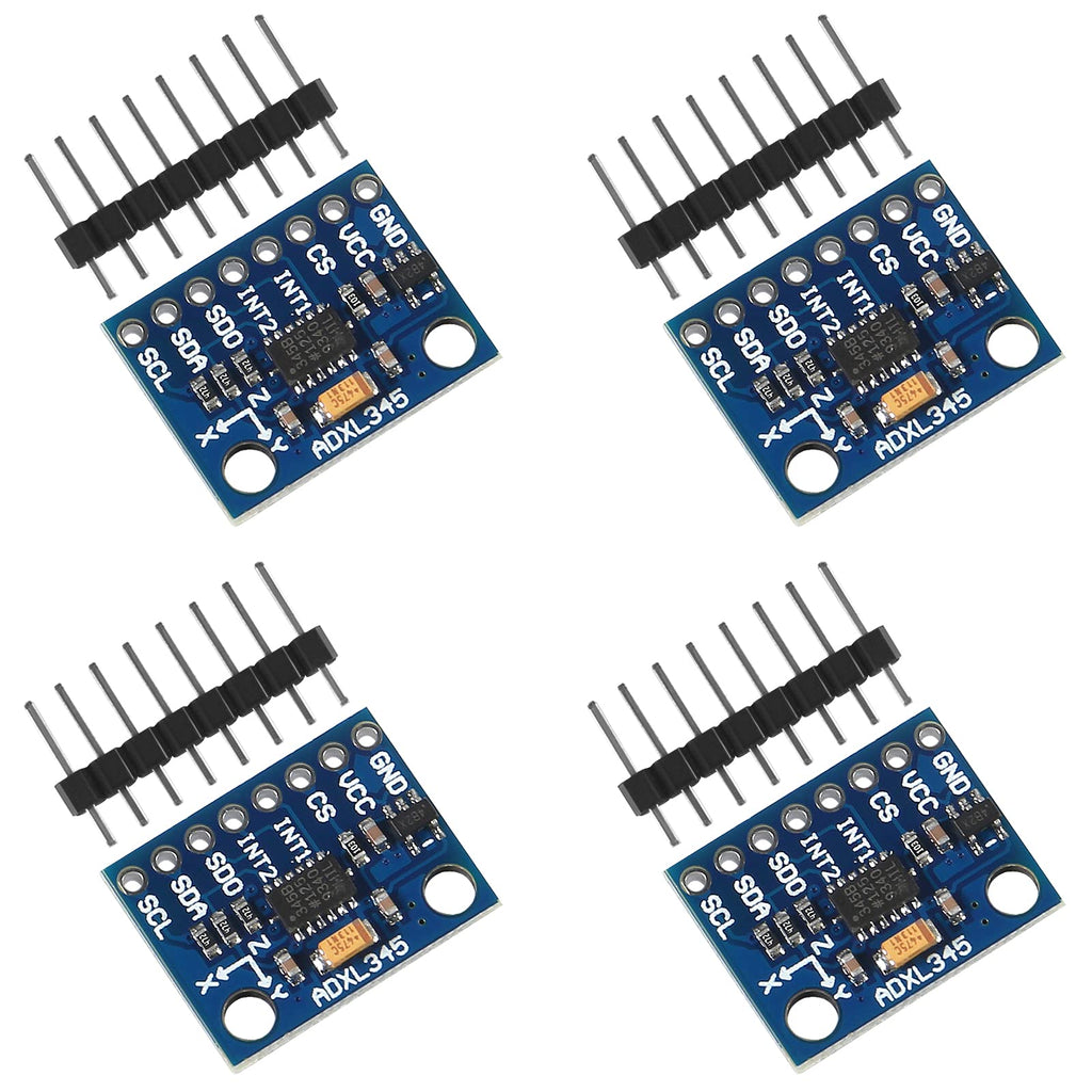 4PCS GY-291 ADXL345 3-Axis Digital Acceleration of Gravity Tilt Module IIC/SPI Transmission for Arduino