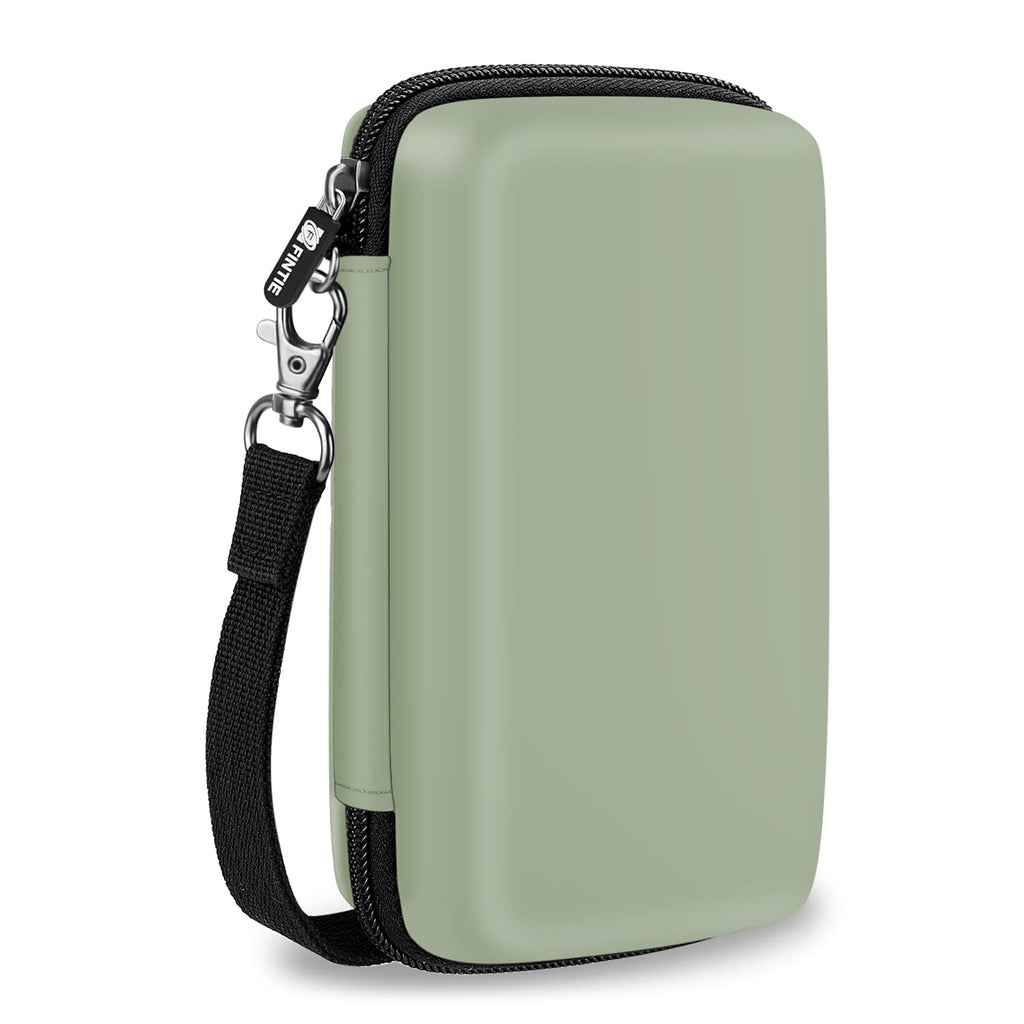 Fintie Carry Case for Kodak Mini 2 HD/Step Wireless Mobile Photo Mini Printer/Mini Shot 2 in 1 Camera & Printer- Hard EVA Shockproof Travel Bag with Inner Pocket/Removable Strap, Sage Green