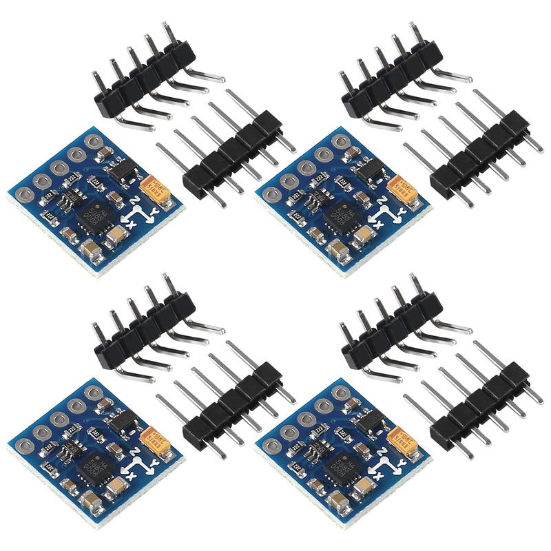 4PCS GY-271 QMC5883L Triple Axis Compass Magnetic Sensor Electronic Compass Module IIC Transmission 3-5V for Arduino