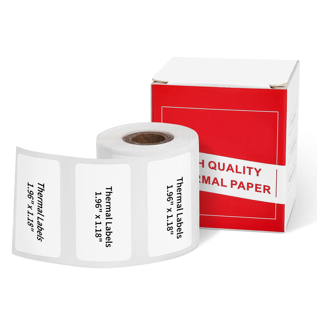 Memoking M200 Printer Label Paper, 1.96" x 1.18" (50x30mm) Thermal Label Printer Paper Compatible with Phomemo M200, M110 Label Maker, One Roll of 230 Labels 50mmx30mm