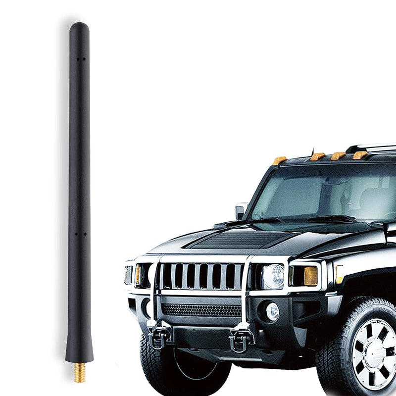POBADY 7IN Car Radio Short Antenna 18CM Car Wash Roof Antenna Vehicle Flexible Rubber Antenna Mast Replacement for FM/AM Car Radio Antenna 2
