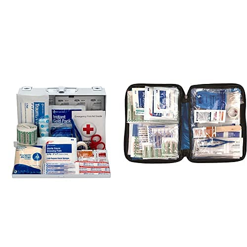 First Aid Only Bundle 178 Piece Contractor's Kit with 131 Piece First Aid Kit