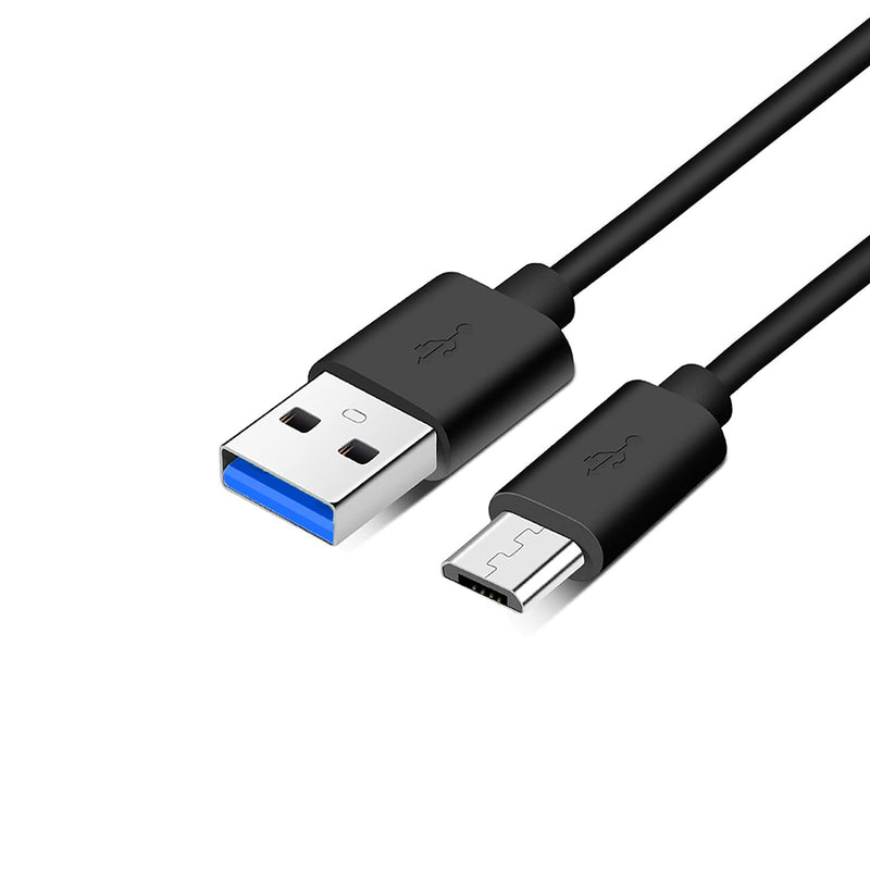 Micro USB Charger Charging Cable Cord Compatible for Ring Wi-Fi Enabled Video Doorbell (2020 Release) 2/3/3 Plus/4, Peephole Cam, Camera Battery Spotlight Cam Battery Solar Battery Power Cable Black