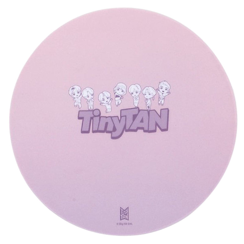 BTS Tiny Tan Bangtan Round Mouse Pads, Designed with All 7 BTS Members! (Purple) Purple