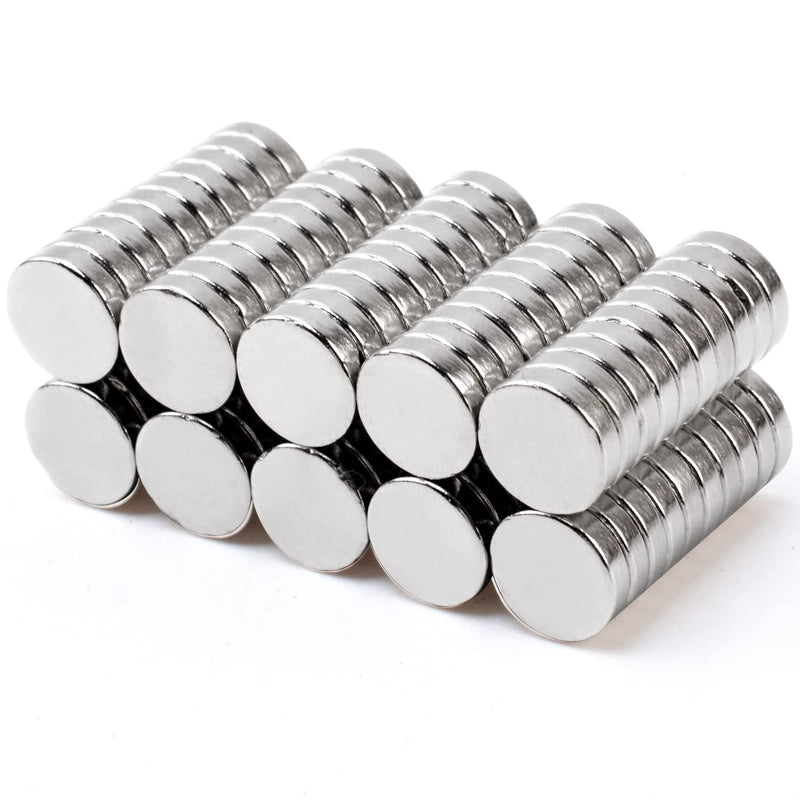 MIN CI 100 Pcs Strong Neodymium Magnets Disc, 8 x 2mm Small Magnets for Whiteboard, Mini Round Rare Earth Magnets for DIY Building Scientific Models Dry Erase Board Office Fridge Crafts 8mm*2mm