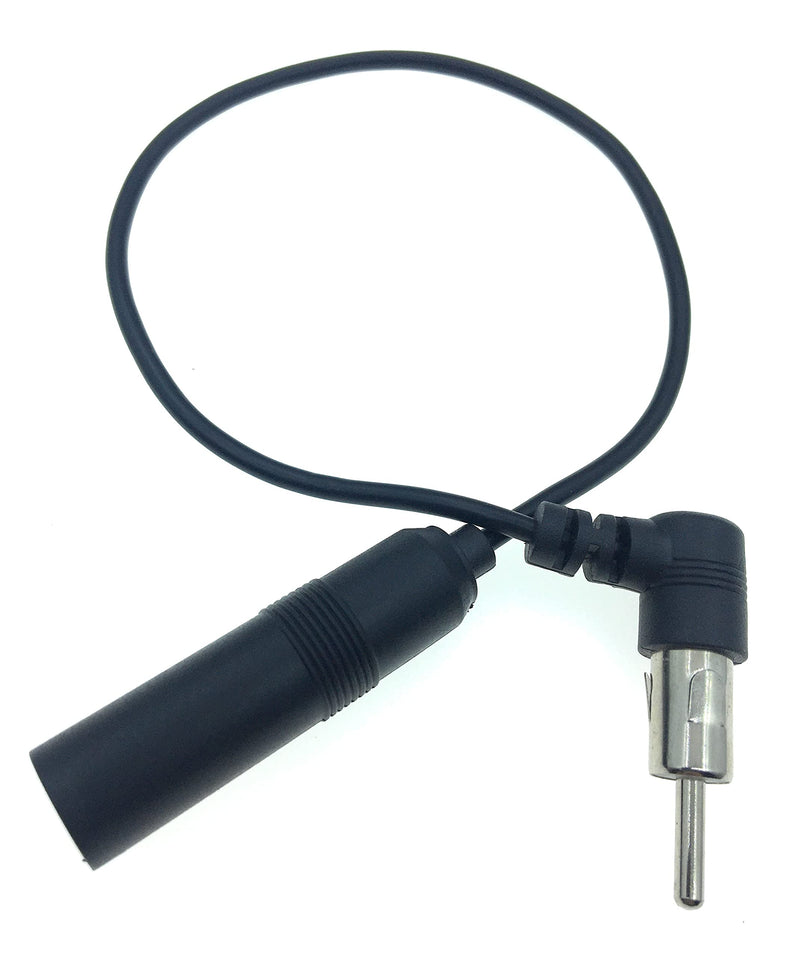 RedYutou car Radio Antenna Universal DIN Male to Female car Audio Modified DVD Navigation CD Player Radio Antenna Extension Cable Conversion Cable 14 inch/35cm FM AM cable