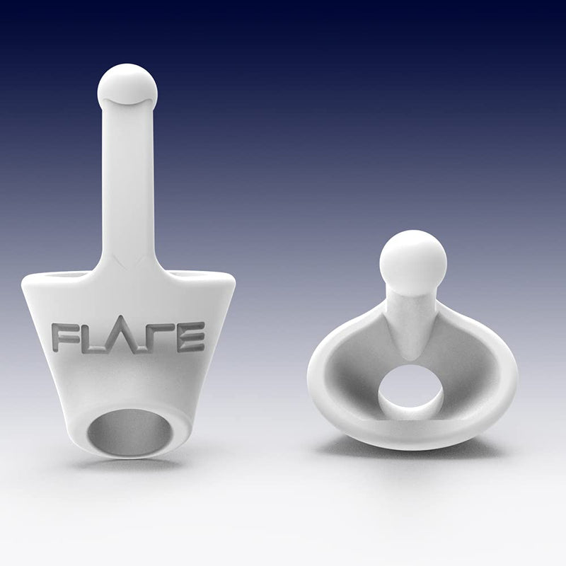 Flare Audio® Calmer® Night Mini White – in Ear Device to Gently Soothe Sound sensitivities - Reduce Stress in The Evening and Whilst Sleeping