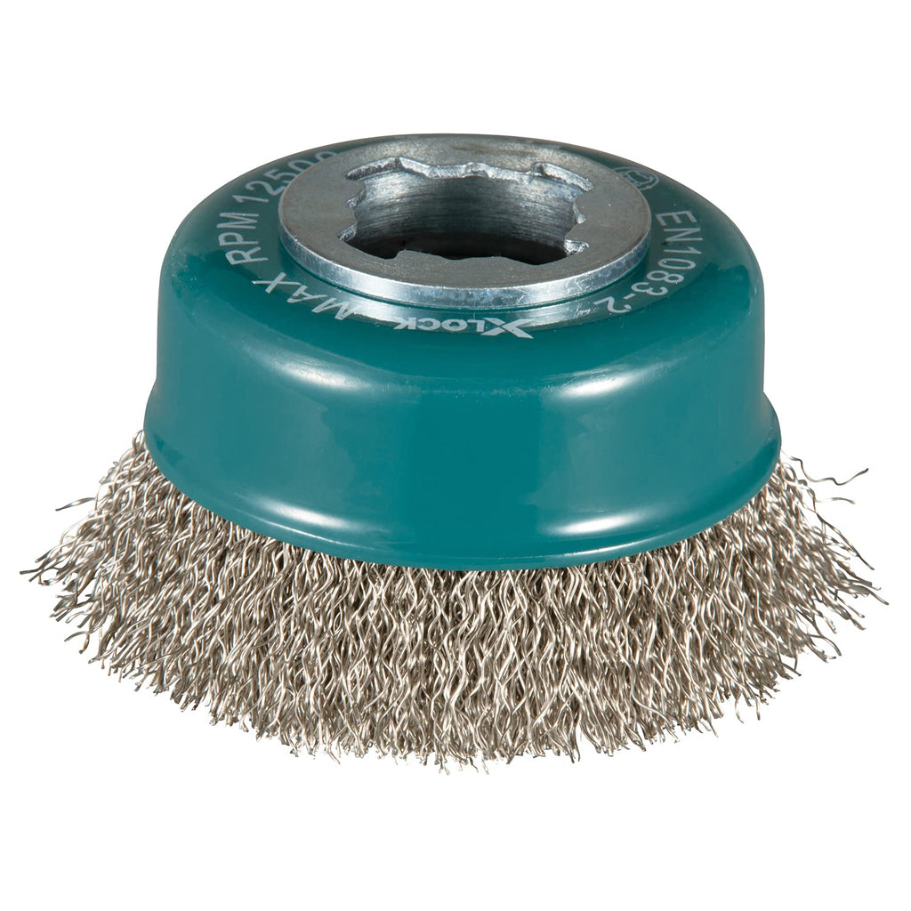 Makita D-72584 X-LOCK 3'' STAINLESS STEEL CRIMPED WIRE CUP BRUSH