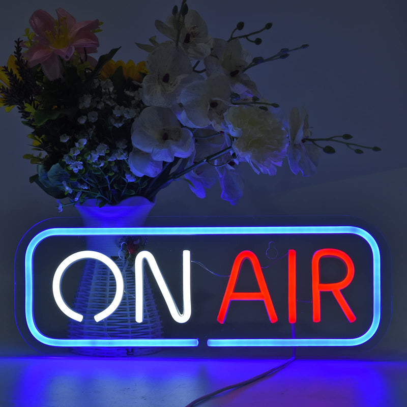 ON AIR Neon Signs Neon LED Night Lights USB Connected Decorative Sign Room Bar Pub Store Club Garage Home Party Wall Art Decoration