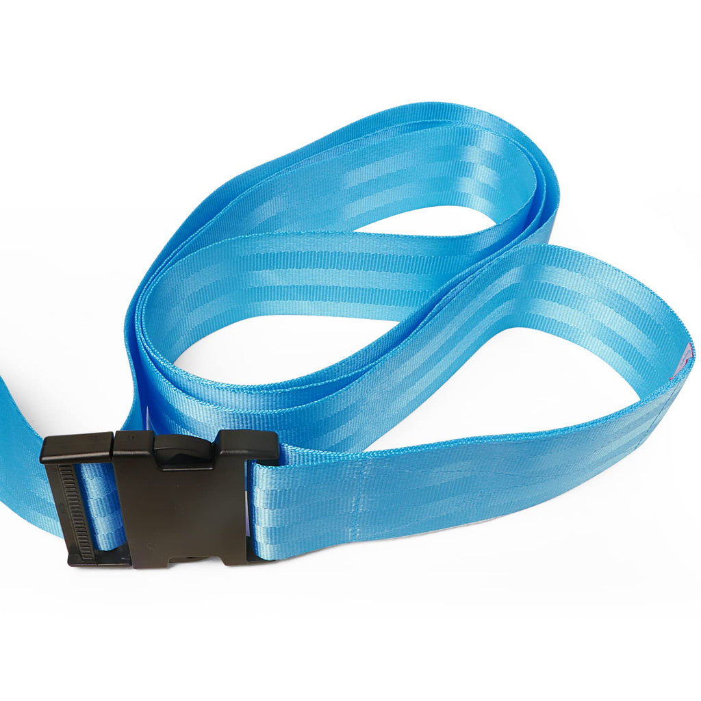 NC Extremity Mobilization Belt, Strap, Band Intended for Physical Therapy, Rehab, Stretching, Manual Traction, and Mobility with Pad Blue