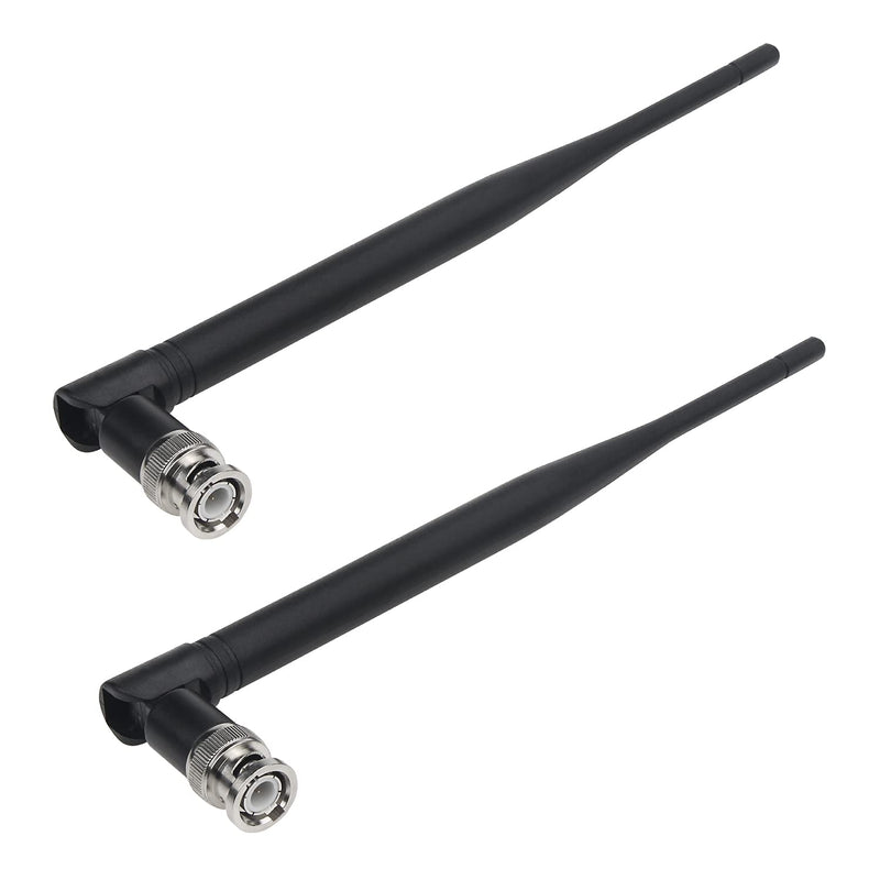 Wireless Handheld Microphone System Antenna, Ancable 2-Pack BNC Male Adapter Antenna for Wireless Microphone Receiver Remote Digital Audio Mic Receiver Tuner UHF Ham Radio