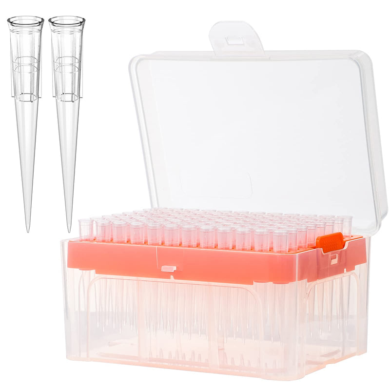 200uL Pipette Tips - Four E's Scientific Universal 200ul Pipettor Tips Racked Non-pyrogenic DNAse/RNAse Free Autoclavable 1 Rack 96 Tips Transparent