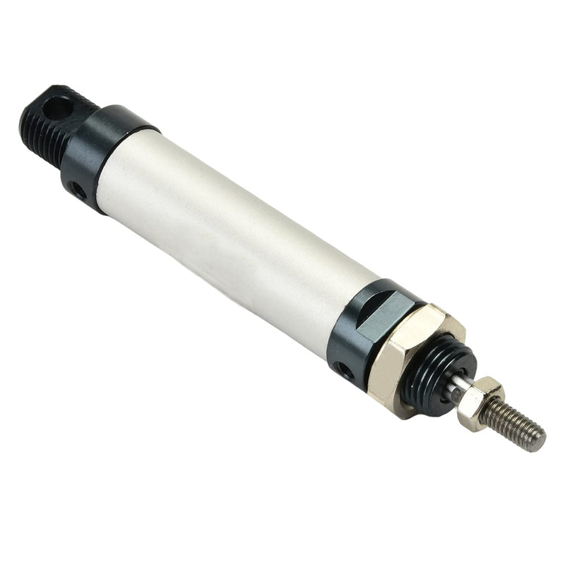 Bettomshin 1Pcs 16mm Bore 25mm Stroke Pneumatic Air Cylinder, Single Rod Double Action M5 Screw Caliber Fitting MAL16x25 for Electronic Machinery Industry