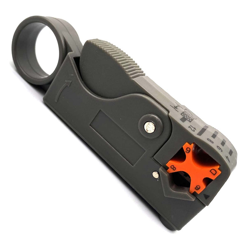 Kiro&Seeu Wire Stripper 2PCS RCA Coaxial Cable Stripping Tool For RG6, RG58,RG59/62 And RG174 RG11
