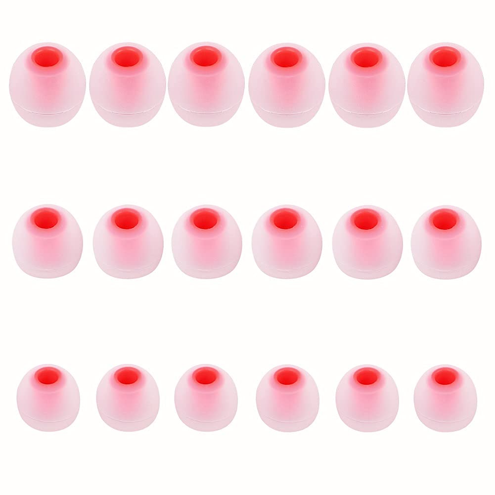 9 Pairs Replacement Earbud Tips,Silicone Eargels Earpadsï¼ŒCompatible with Senso,Zeus,Otium,Hussar,Mpow(Inner Hole 3.8-5.1mm) in-Ear Headphones S,M,L color10