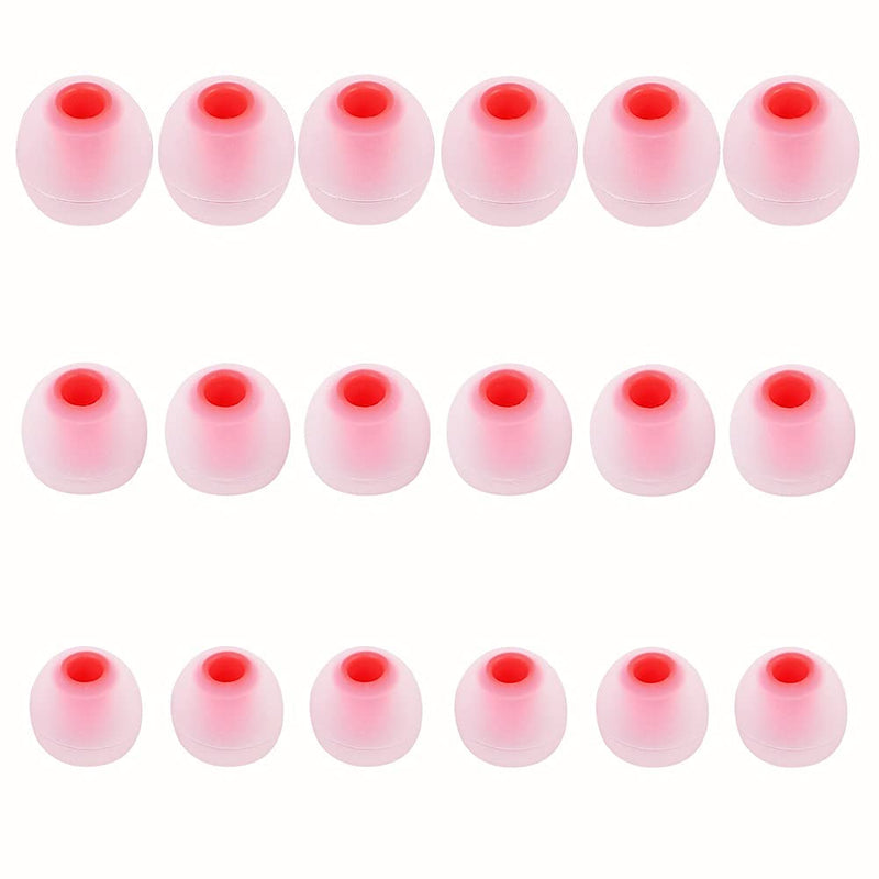 9 Pairs Replacement Earbud Tips,Silicone Eargels Earpadsï¼ŒCompatible with Senso,Zeus,Otium,Hussar,Mpow(Inner Hole 3.8-5.1mm) in-Ear Headphones S,M,L color10