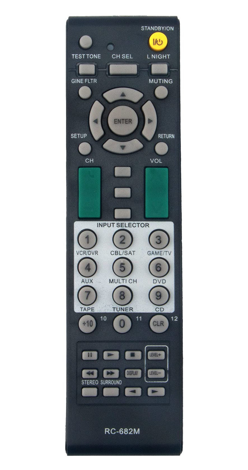 RC-682M Replace Remote Controller Compatible with Onkyo Audio/Video Receiver HT-R340 HT-R530 HT-R540 HT-SR800 TX-SR505 TX-SR604 TX-SR605 HT-R550 HT-SR600